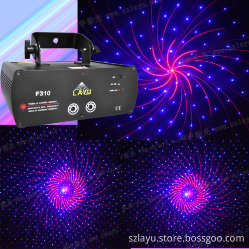Red and Blue Windmill Laser Light (F310RB)